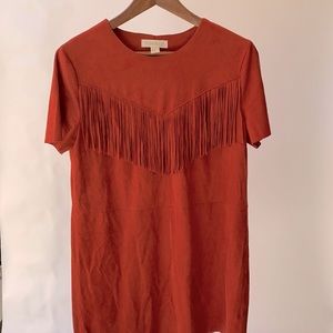 Forever 21 vintage suede blouse